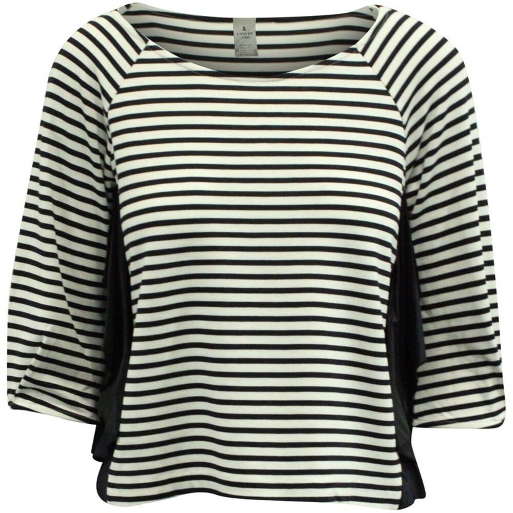 Lanvin Striped Top in Multicolor Rayon